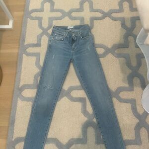 Agolde Light Blue Skinny Jeans